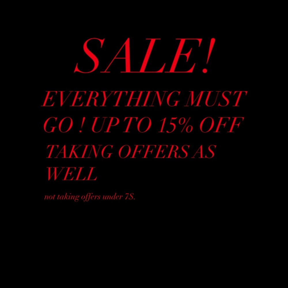 HUGE SALE